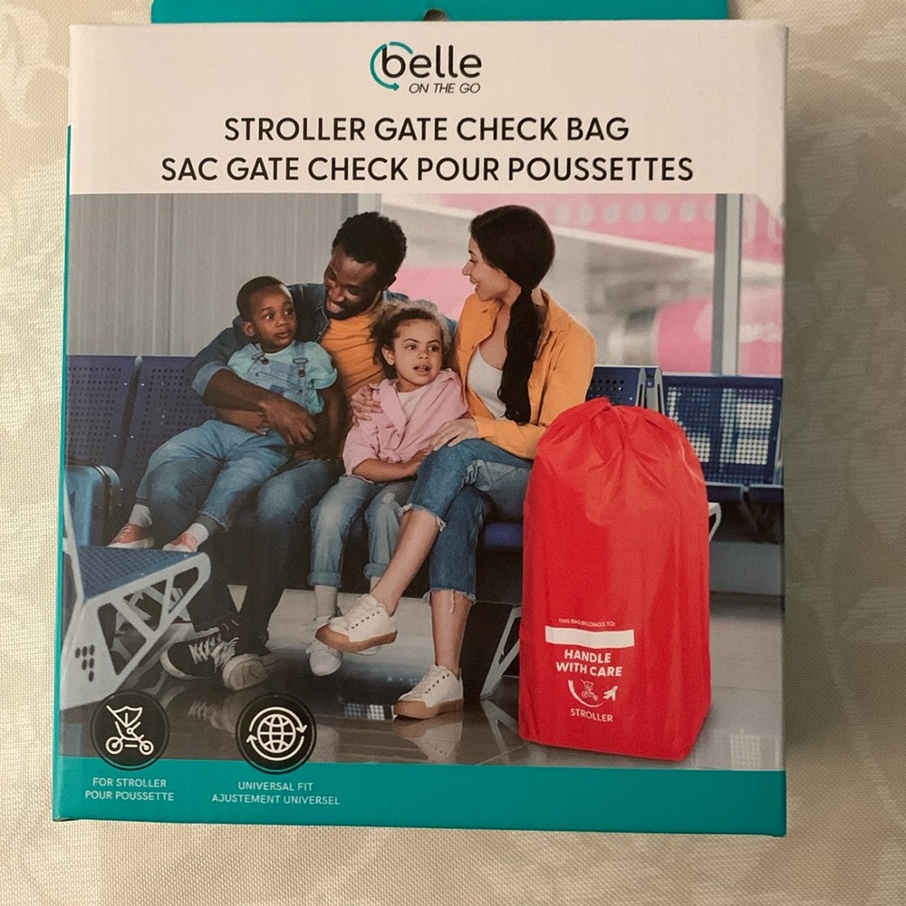 Belle stroller gate check bag